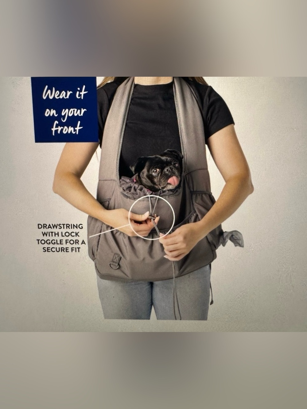 Top Paw Dog Cat Front Carrier
Gray NWT